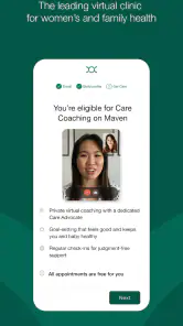 Maven Clinic screenshot