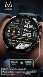 MD339 Digital watch face screenshot