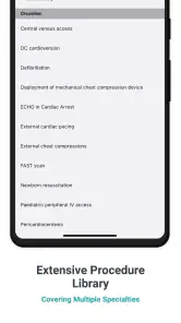 Medical and surgical logbook screenshot