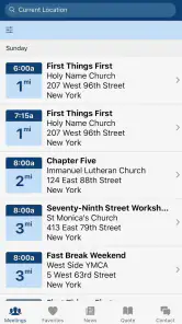 Meeting Guide screenshot