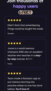 memoryOS: Improve Your Memory screenshot