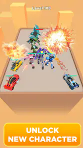 Merge Robot Master: Car Games screenshot