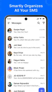 Messages - sms text message screenshot