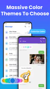 Messages: Text SMS Home App screenshot