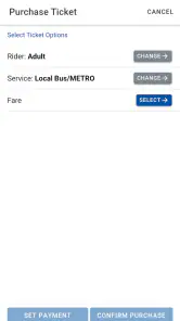Metro Transit screenshot