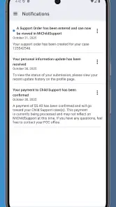 MiChildSupport screenshot