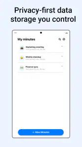 Minutes: AI Meeting Note Taker screenshot