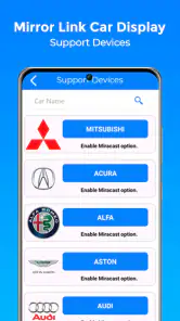 Mirror Link Car Display screenshot