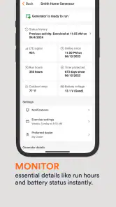Mobile Link for Generators screenshot