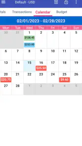MoBill Budget and Reminder screenshot