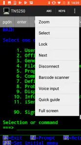 Mocha TN5250 screenshot