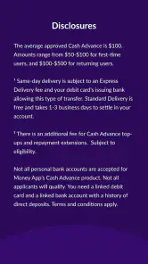 Money App - Cash Advance screenshot