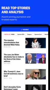 MSNBC: Watch Live & Analysis screenshot