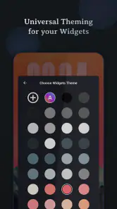 Muviz Widgets: Clock, Music., screenshot