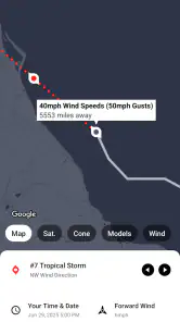 My Hurricane Tracker & Alerts screenshot