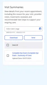 myPatientVisit Portal screenshot
