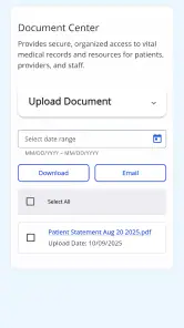 myPatientVisit Portal screenshot