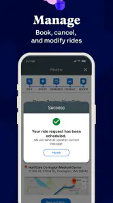 MySafeRide - Manage your rides screenshot
