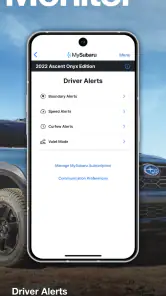 MySubaru screenshot