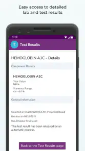 MyUPMC screenshot