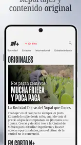N+ Univision screenshot