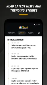 NBC Sports Philadelphia screenshot