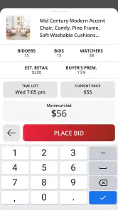 Nellis Auction screenshot