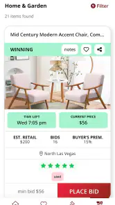 Nellis Auction screenshot