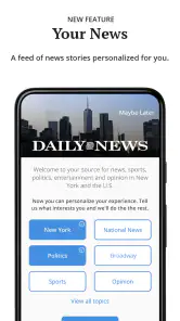 New York Daily News screenshot