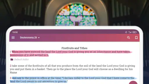 NIV Bible version, Offline app screenshot