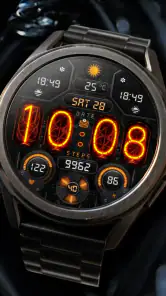 Nixie Digital - Wear OS Face screenshot