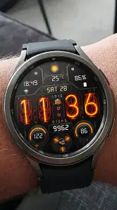 Nixie Digital - Wear OS Face screenshot