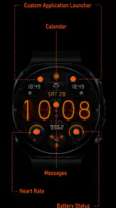 Nixie Digital - Wear OS Face screenshot