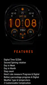 Nixie Digital - Wear OS Face screenshot