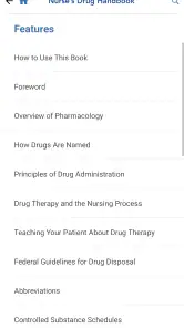 Nurse's Drug Handbook screenshot