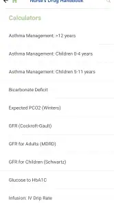 Nurse's Drug Handbook screenshot