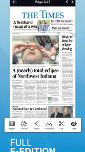 NWI Times screenshot