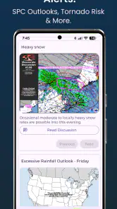 NWS Weather Report screenshot