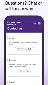 NYC Employees PPO Plan screenshot