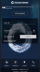 Ocean Bank Mobile Banking screenshot