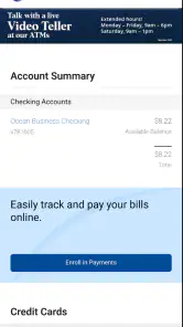 Ocean Bank Mobile Banking screenshot