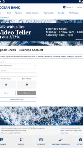 Ocean Bank Mobile Banking screenshot