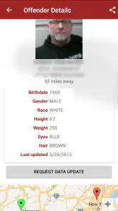 Offender Locator screenshot
