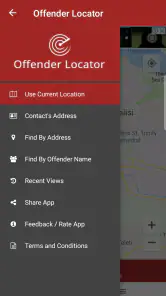 Offender Locator screenshot