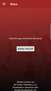 Offender Locator screenshot