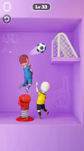 One Shot Soccer: Swipe & Score screenshot