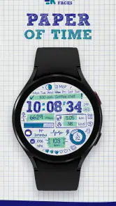 Paper of Time - Watch Face screenshot