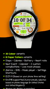 Paper of Time - Watch Face screenshot