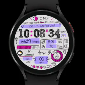Paper of Time - Watch Face screenshot