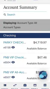 Park National Bank screenshot